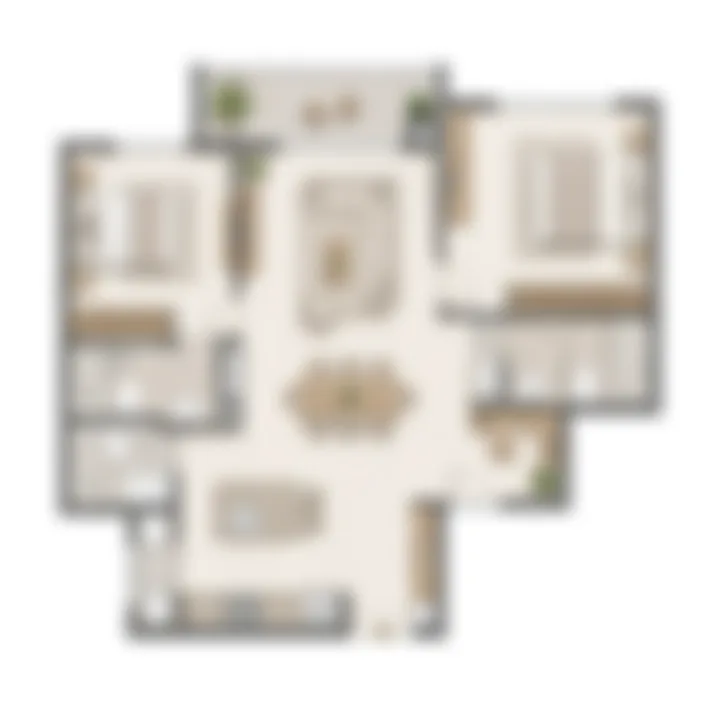 Sattva Kanakapura Road 2 BHK Type A floor plan layout