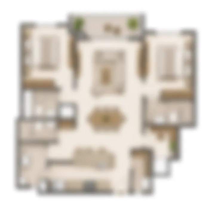 Sattva Kanakapura Road 2 BHK Type B floor plan layout