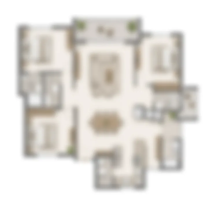 Sattva Kanakapura Road 3 BHK Type A floor plan layout