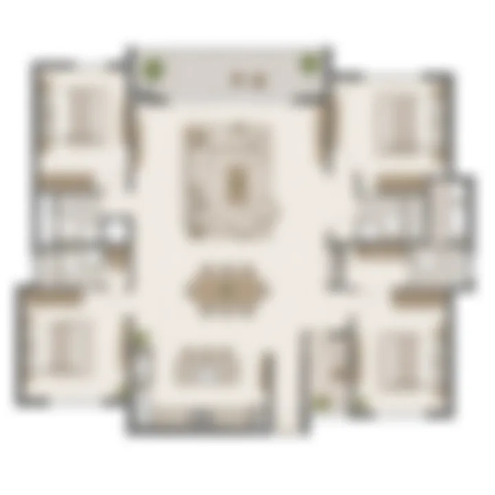 Sattva Kanakapura Road 3 BHK Type B floor plan layout