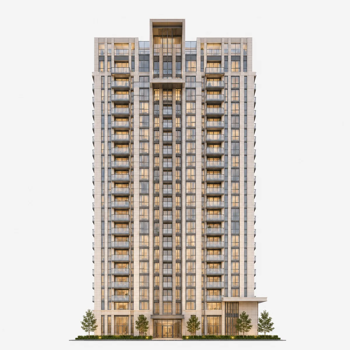 Sattva Kanakapura Road building elevation front view
